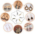 TOAOB 140pcs Earring Hooks Hypoallergenic 925 Sterling Silver Fish Hooks Ear Wires with Ball and Coil 7 Colors 18mm Nickel Free Earring Parts with Earring Backs for DIY Jewelry Making