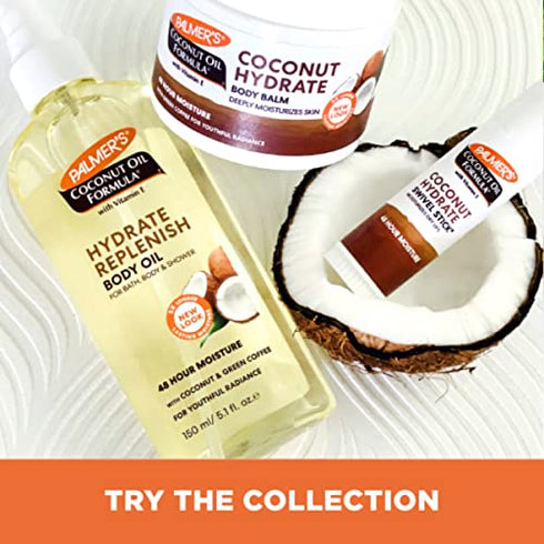 Palmer's Coconut Oil Formula Protect & Hydrate Duo Pack, SPF 15 Lip Balm & Multi-Purpose Swivel Stick (Set of 2)