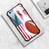 CARLOCA iPhone 6S Case,USA Football and Flag iPhone 6 Cases for Girls Boys,Graphic Design Shockproof Anti-Scratch Hard Back Case for Apple iPhone 6/6S