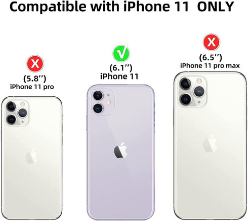 ottwn Compatible with iPhone 11 Case for Women Cute Soft TPU with 4 Corners Shockproof Protection 11 Phone Case Only, Full Camera Protection iPhone 11 Case (6.1 Inch)