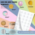 HYGGEHAUS Clear Sticker Paper for Inkjet Printer - Full Page Labels 8.5 x 11 in for Storage. Clear Printable Contact Paper for Craft and Home or Office DIY Labelling Projects. 10 Sheets