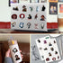 50Pcs Thriller Horror Movie Killer Role Character Stickers for Water Bottle Cup Laptop Guitar Car Motorcycle Bike Skateboard Luggage Box Vinyl Waterproof Graffiti Patches XQX