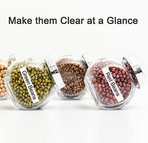 4 Pack Labelife M-K231 Compatible Label Tape Replacement for Brother P Touch M Tape M231 MK231 M-231 M-K231S 12mm 0.47 Inch, for Brother PTouch PT-M95 PT-85 PT-75 PT-65 Label Makers, Black on White