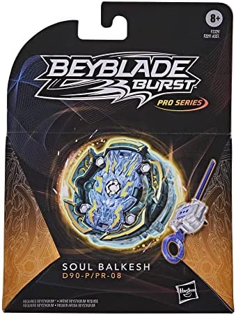 BEYBLADE Burst Pro Series Soul Balkesh Spinning Top Starter Pack -- Stamina Type Battling Game Top with Launcher Toy