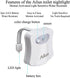 Toilet Night Light 2Pack by Ailun Motion Sensor Activated LED Light 8 Colors Changing Toilet Bowl Illuminate Nightlight for Bathroom Battery Not Included Perfect with Water Faucet Light