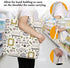 Friends Tote Bag Friends TV Show Merchandise Yellow Frame Kitchen Grocery Cotton Bags Beige