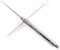 Titaner Outdoor Camping Picnic Toothpick With Protective Case Holder Nature Color (Ice Crystals-Grey)