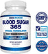 Arazo Nutrition Blood Sugar 365 Supplement - 120 Herbal Pills - 60 Day Supply