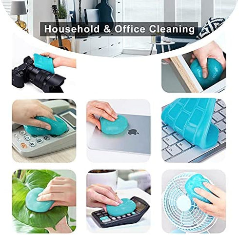 Cleaning Gel for Car Detailing Putty Car Vent Cleaner Goo Cleaning Putty Gel Auto Detailing Tools Car Interior Cleaner Dust Cleaning Mud for Cars Dust Cleaner Slime Keyboard Cleaner Gel (3Pack)