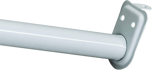 Design House 205831 Adjustable Closet Rod, 48"-72", White