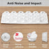 Adhesive Door Knob Bumper Pads- 18 PCS Small Clear Wall Protector Door Stopper Rubber Feet for Door Handle Cabinet Headboard Refrigerator Sound Dampening and 20 PCS Bumper Pads