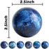 LovesTown 20 PCS Galaxy Stress Balls, 2.5 Inch Space Theme Stress Balls Foam Squeeze Balls Stress Relief Balls for Finger Exercise School Carnival Reward Party Bag Gift