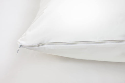 HOSPITOLOGY PRODUCTS Pillow Encasement- Zippered Bed Bug Dust Mite Proof Hypoallergenic - Sleep Defense System - Queen - Waterproof - Set of 2 - 20" H x 30" W