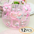 Hello Kitty Jewelry Set, Hello Kitty 12 Pieces Pink Kitty Jewelry- Hello Kitty Necklace, Earring, Bracelet, Hair Accessory, Kitty Cat Ring etc, Pink Hello Kitty Accessories, Birthday Gift for Women.