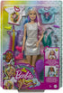 Barbie Fantasy Hair Doll, Blonde, with 2 Decorated Crowns, 2 Tops & Accessories for Mermaid and Unicorn Looks, Plus Hairstyling Pieces, for Kids 3 to 7 Years Old