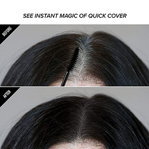 Kiss Colors Quick Cover Gray Hair Touch Up Brush Black BGC01 (2pcs)
