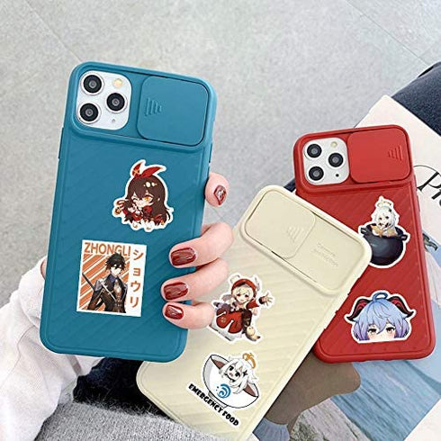 shubiao Genshin Impact Stickers 100pcs Game Stickers for Teens Kids Adults Vinyl Waterproof Stickers for Laptop Water Bottle Skateboard