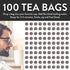 Organic Rooibos Tea Bags | 100 Tea Bags | Eco-Conscious Tea Bags in Kraft Bag | Raw from South Africa | by FGO