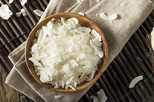 Organic Coconut Chips, 12 Ounces - Non-GMO, Kosher, Raw, Desiccated, Unsweetened, Unsulfured, Dried Flakes, Vegan, Keto, Bulk, Great for Baking