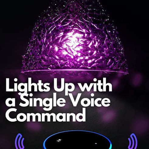Smart WiFi LED Bulb; MOBI Multi-Color Changing LED Light Bulb for Home; Bedroom, Dimmable & Voice Command, Energy Efficient LED Bulbs, No Hub Required, Compatible with Alexa and Google