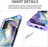 Rancase for Galaxy A13 5G Case,Three Layer Heavy Duty Shockproof Protection Hard Plastic Bumper +Soft Silicone Rubber Protective Case for Samsung Galaxy A13 5G,Purple