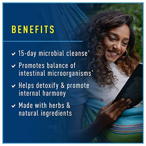 Renew Life Adult Cleanse - Microbial Cleanse & Detox , Supports Balance of Intestinal Microorganisms- 2-Part 15-Day Program, Gluten, Dairy & Soy Free, Vegetarian, 90 Capsules & 1 Fl. Oz. Tincture