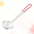 Hemoton 6Pcs Skimmer Slotted Spoon Boba Pearl Scoop Strainers Colander Stainless Steel Slotted Spoon Kitchen Strainer Ladle for Kitchen Frying Food Pasta Spaghetti Noodle
