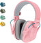 Alpine Muffy Noise Cancelling Headphones for Kids - 25dB Noise Reduction - Earmuffs for Autism - Sensory & Concentration Aid - Pink