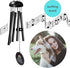 Solsken Home Pet Memorial Wind Chime 22” - Pet Memorial Gifts, Dog Sympathy Gifts, Pet Loss Gifts, Dog Memorial Gifts for Loss of Dog - Black