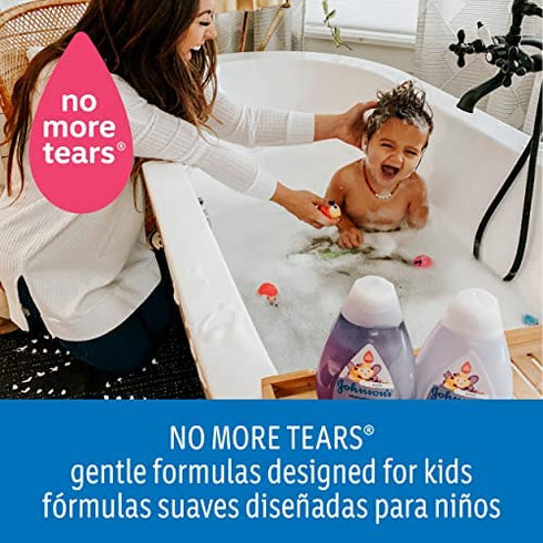 Johnson's Strengthening Tear-Free Kids' Conditioner with Vitamin E Strengthens & Helps Prevent Breakage, Paraben-, Sulfate- & Dye-Free, Hypoallergenic & Gentle on Toddler Hair, 13.6 fl. oz