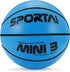 Sport AI Small Basketball Kids ,Mini Basketball 5.5inch, Cute Bouncy Balls for Kids,Safe and Soft to Handheld ,Blue