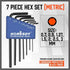 SEDY 22 Piece Mini Hex Key Allen Wrench Set - Hex/Torx, Metric/SAE (3-IN-ONE, Cr-V)