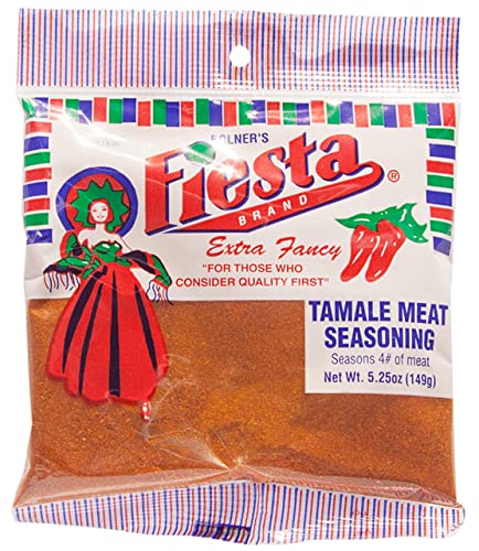 Bolner's Fiesta Brand Tamale No MSG Seasoning Bundle - 1 each of Tamale Meat Seasoning 5.25 Ounces and Tamale Masa Seasoning 2.5 Ounces