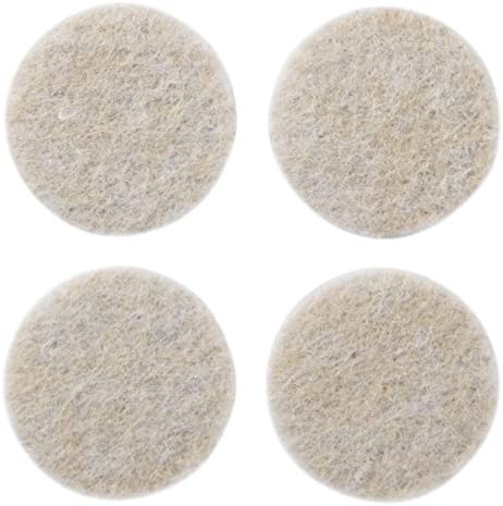 Scotch SP808-NA Felt Furniture Pads, Round 3", Beige, 4 Count