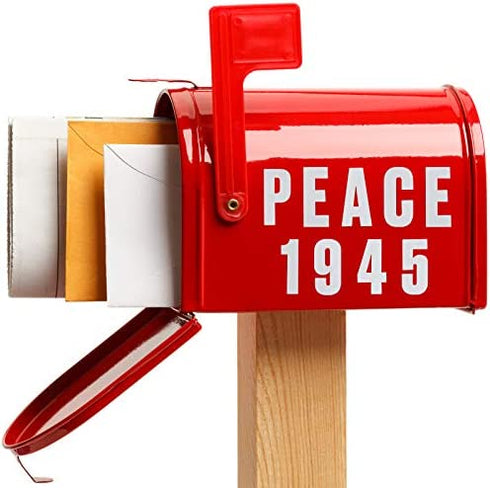 Reflective Capital Letters and Numbers Sticker Decal, Self Adhesive Mailbox Address Letters and Numbers 0-9, Waterproof and Fadeless for Bin, Window, Signs, Door, Cars (104 Pieces,2 Inch)