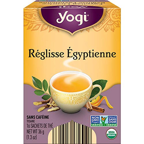 Organic Egyptian Licorice 16 tea bags by Yogi Tea