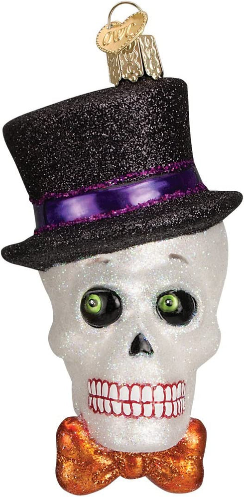Old World Christmas Ornaments: Halloween Decorations Glass Blown Ornaments for Christmas Tree, Top Hat
