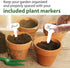 6 Herb Seeds Variety Pack – Plant an Indoor or Outdoor Herb Garden: Basil, Lavender, Cilantro, Parsley, Thyme and Oregano Seeds – 3200+ Non-GMO Heirloom Herb Seeds – Bonus Markers and Grow Guide