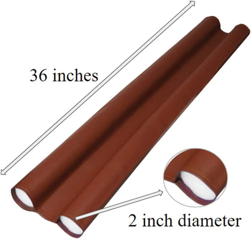 Evelots Draft Stopper Door/Window-Double-No Repositioning-No Cold -36 Inch-Set/2