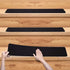3 Pack Large 6 Inch x 24 Inch Non Slip Stair Treads Black High Traction Adhesive Pre-Cut Safety Tape/Tread Prevents Slips and Falls Outdoor