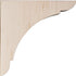 Ekena Millwork BKTW01X08X08OLRW Medium Olympic Wood Wood Brackets, 1 3/4"W x 8"D x 8"H , Rubberwood