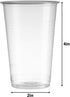 9 Oz Clear Plastic Cups by Framo, For Any Occasion, BPA-Free Disposable Transparent Ice Tea, Juice, Soda, and Coffee Glasses for Party, Picnic, BBQ, Travel, and Events, (240, clear)