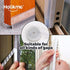 Holikme 1.8”W-33 Feet Weather Stripping Silicone Door Seal Strip Door?Silicone Sealing Sticker Adhesive for Doors?Suitable for Windows, Doors, etc,Transparent