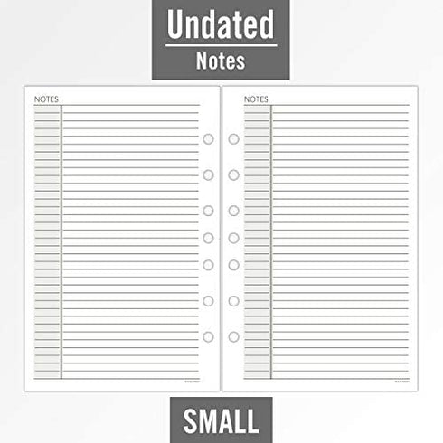 AT-A-GLANCE Day Runner Lined NotePad Pages, 87275 DAY-TIMER, Refill, Loose-Leaf, Undated, for Planner, 5-1/2" x 8-1/2", Size 4, 32 Sheets/Pack (031-3)