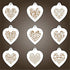 Heart Coffee Set Stencil, 9 Designs - Barista for Decorating Cappuccino Coffee Latte Cupcakes Cakes Cookies Scrapbooking Stencils for Painting Template