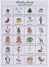 Juvale Christmas Bingo Game for Adults and Kids, Holiday Party Supplies, 2 to 36 Multi-Player (47 Pieces)