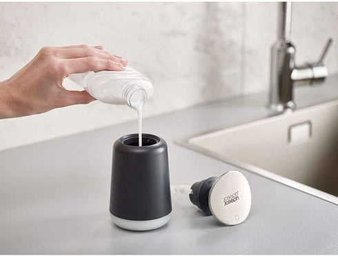 Joseph Joseph Presto Hygienic Easy-Push Soap Dispenser with Wide Pump, One-size, Gray