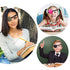4 PCS Eye Patches, Soft Medical Eye Patch Adjustable Amblyopia Lazy Eye Patches, Pirate Eye Patches for Kids and Adults, 4 Color
