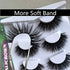 ALICROWN Faux Mink Lashes Pack 3D Volume Natural Fluffy Wispies Cross False Eyelashes