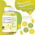 BeLive Magnesium Gummies 200mg - 60 Ct | Magnesium Glycinate Supplements for Relaxation, Stress Relief, and Sleep for Adults & Kids - Tasty and Tangy Pineapple Flavor